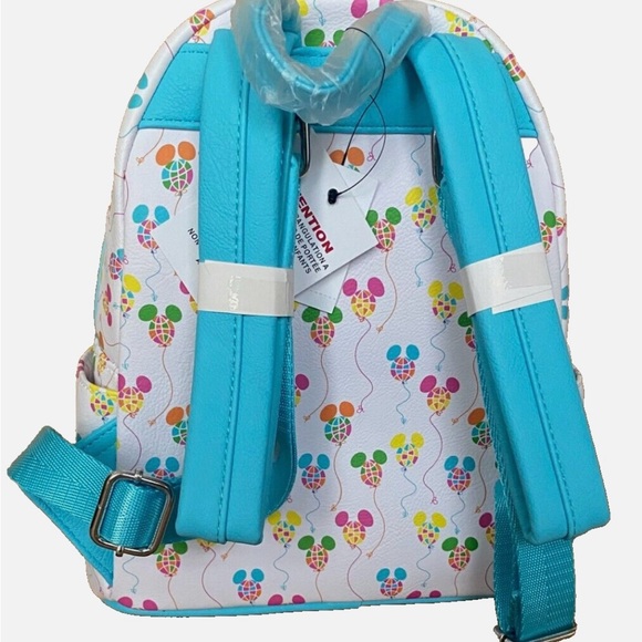 New Disney Parks Epcot Mickey Mouse Balloon Loungefly Mini backpack - Picture 2 of 6
